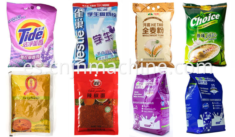 máquina de embalaje de llenado de espiral de pesaje automático automatic weighing spiral filling packaging machine